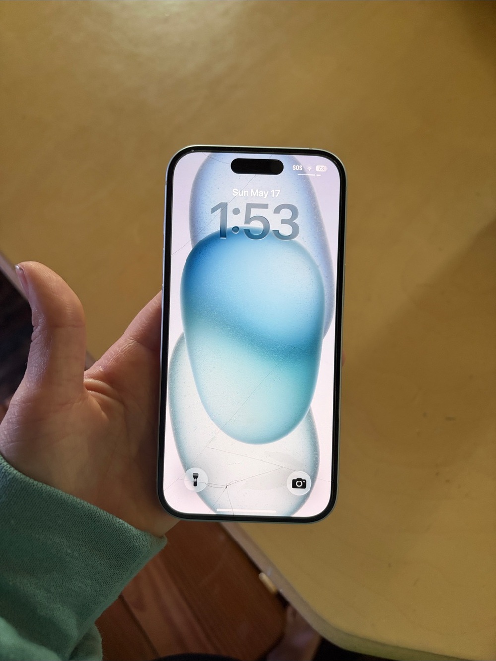 Apple iPhone 15, color blue, 128 GB